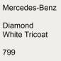 Preview: Mercedes-Benz, Diamond White Tricoat, 799.